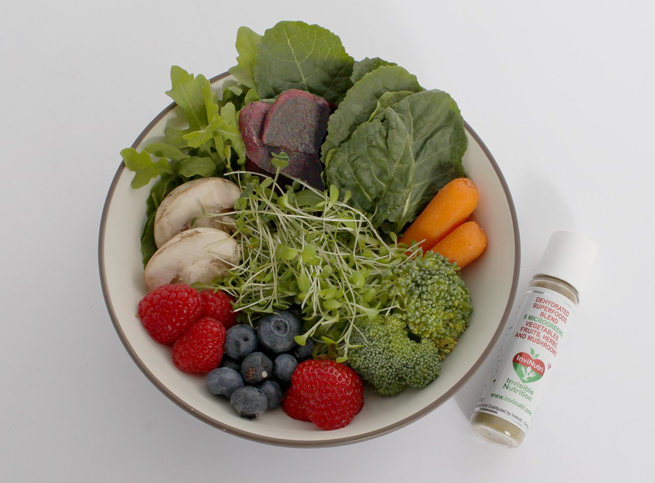 Fruits And Veggies BottleSalad Supplement bowl