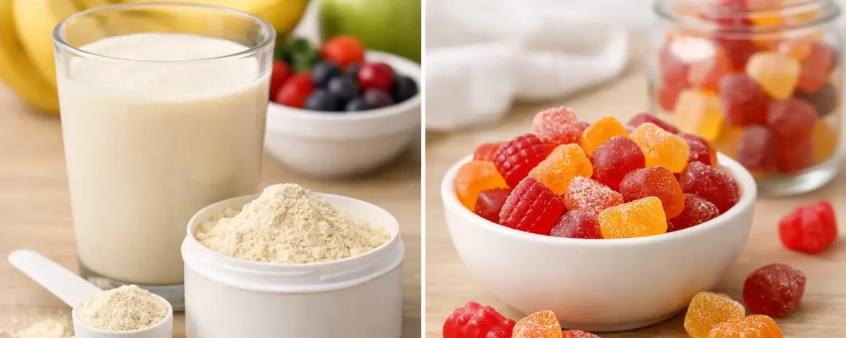 Nutrition Powder vs Gummies for Kids