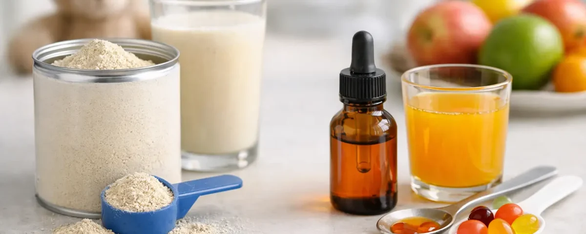 Nutrition Powder vs Liquid Vitamins for Kids