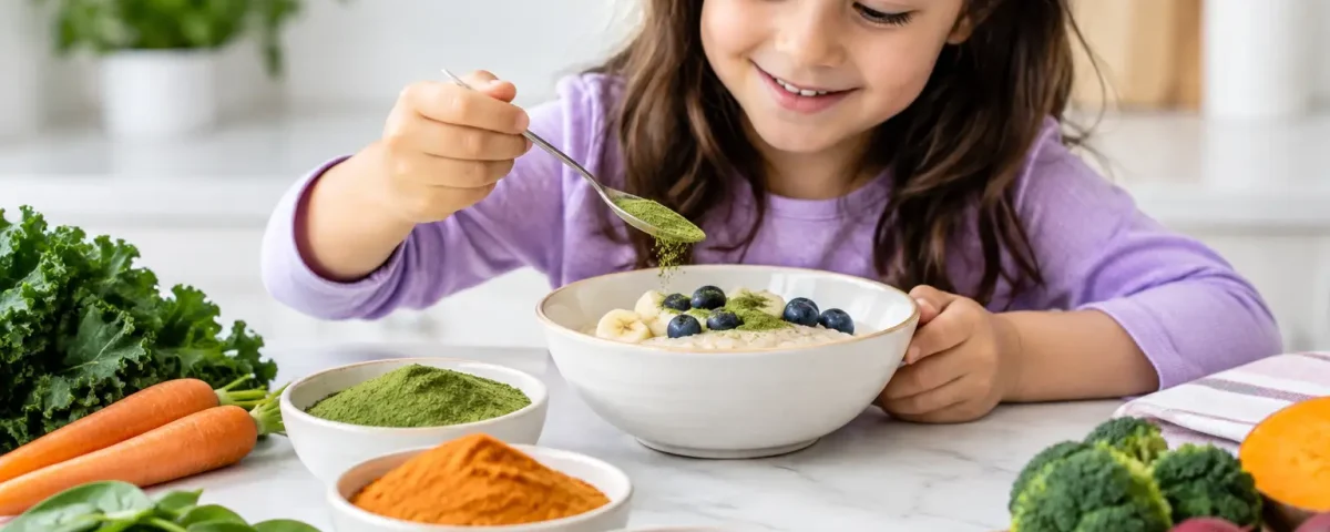 How to Blend Vegetable Powders Into Kids’ Food