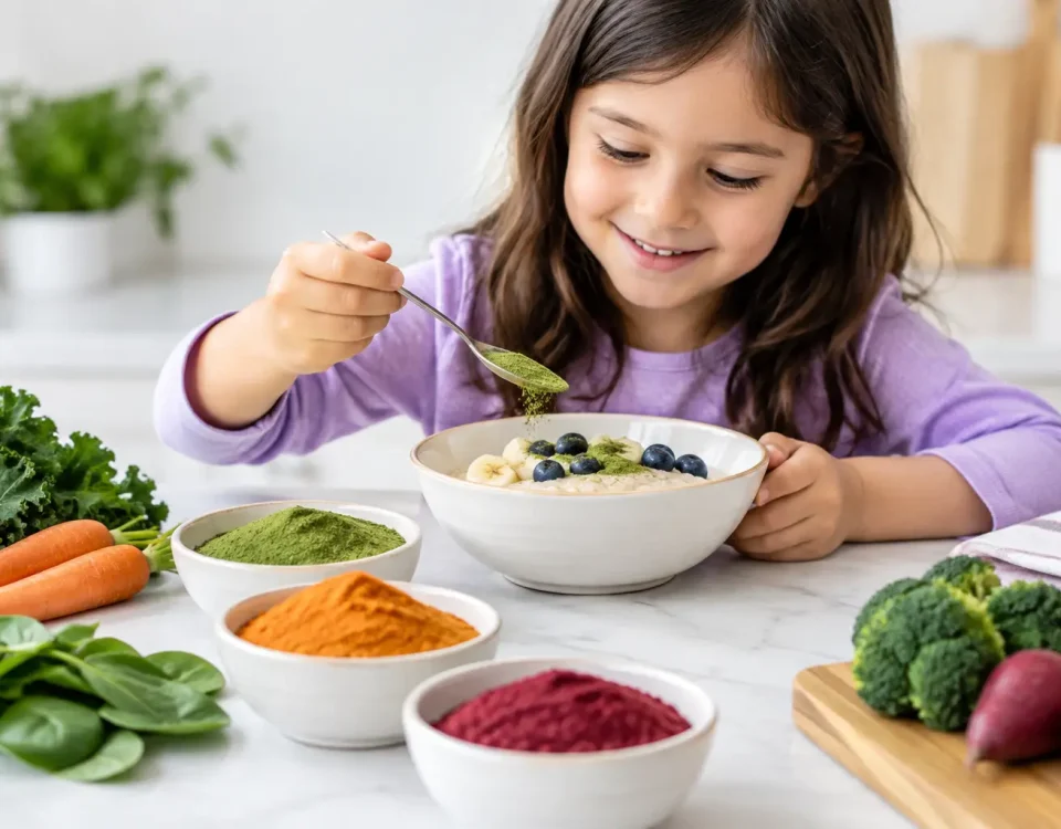 How to Blend Vegetable Powders Into Kids’ Food